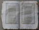 Bulletin Des Lois Du Royaume De France, 7e Série, T.2, 1816, Table Chronologique - Décrets & Lois