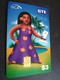 HAWAII  $3,- GLOBAL CHIPCARD ALIANCE  CGA 1998   HAWAII LADY WITH PALMS   MINT      **5111** - Hawaï