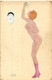 CPA RAPHAEL KIRCHNER - Woman With Pierrot Mask - NV - K052 - Kirchner, Raphael