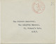 GB "LONDON S.W.I. / 2 1/2 D. / PAID / 6 JY 53 / GREAT (A) BRITAIN" Roter CDS Cvr - Officials