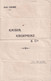 1915 - LETTRE "SOUVENIR DE PASSAGE HOPITAL De LYON" SATYRIQUE CHANT PROPAGANDE ANTI-PRUSSIEN - 1914-18