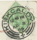 GB SCOTTIS VILLAGE POSTMARKS „KIRKCALDY“ Superb Strike (28mm, Time Code „12 45 PM“) On Superb Vintage Postcard 1905 - Escocia