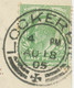 GB SCOTTISH VILLAGE POSTMARKS „LOCKERBIE“ Superb Very Rare Strike (28mm, Time Code „4 PM“) Superb Vintage Postcard 1905 - Ecosse