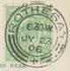 GB SCOTTISH VILLAGE POSTMARKS „ROTHESAY“ Superb Strike (26mm, Time Code „6 30AM“) On Superb Postcard (Rothesay) 1906 - Schottland