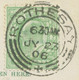 GB SCOTTISH VILLAGE POSTMARKS „ROTHESAY“ Superb Strike (26mm, Time Code „6 30AM“) On Superb Postcard (Rothesay) 1906 - Ecosse