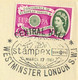 GB 1961, GB 6 P Europe CEPT Together With Commemorative Block Of The STAMPEX Cvr - Cinderella