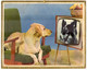 CALENDRIER GF 1968 - Le Chien Et La Télé, Imprimeur Oberthur Rennes - Grand Format : 1961-70