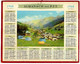 CALENDRIER GF 1968 - La Clusaz 74 Haute-Savoie, Imprimeur Oberthur Rennes - Grand Format : 1961-70