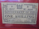 FIJI 1 SHILLING 1942 Circuler (B.22) - Fiji