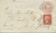 GB „360“ Scottish Numeral (LAUDER) On Very Fine QV 1d Pink Postal Stationery Env - Ecosse