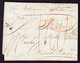 1845 Vorphila Faltbrief Aus New York Nach Amsterdam. "Die Feuersbrunst In New York Am 19. Juli 1845". 3 Seitiger Abdruck - …-1845 Prephilately