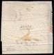 Fragment] INDIA 1855 | Piece Of Cover To France Franked With A Pair Of 4a. Blue And Red (head Die III, Frame II) | Signe - 1854 Compagnia Inglese Delle Indie