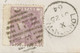 GB 1864 QV 6d Pale Lilac No Corner Letters With Wing Margin At Left And VARIETY: "weak Printing Of Left Border" VF Cvr - Varietà, Errori & Curiosità