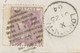 GB 1864 QV 6d Pale Lilac No Corner Letters With Wing Margin At Left And VARIETY: "weak Printing Of Left Border" VF Cvr - Errors, Freaks & Oddities (EFOs