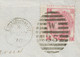 GB 1870 QV 3d Rose Pl.5 W Wing Margin Rare VARIETY: Missing Part Of Frameline On Superb Cover To HAMBURG - Abarten & Kuriositäten