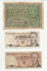 JC ,G, Billet , Europe , Allemagne , Pologne , 2 Scans ,LOT DE 3 BILLETS - Andere - Europa