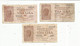 Billet , Italie , Biglietto Di Stato ,1 , Una Lira, Serie 399 , 509 , 519 ,2 Scans , LOT DE 3 BILLETS - Sonstige & Ohne Zuordnung