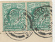 GB „BRISTOL / 22“ Double Ring (25 Mm – CBP Type 9/25) On EVII Cover 1/2d (2x) - Storia Postale