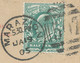 GB 1905 King Edward 1/2d Bluegreen VF Pc Duplex Postmark  MARAZION / 507 VARIETY (S.G. M1h, Michel No. 102 I / III) - Varietà, Errori & Curiosità
