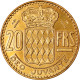 Monnaie, Monaco, Rainier III, 20 Francs, 1950, Paris, ESSAI, SPL+ - 1949-1956 Anciens Francs