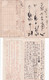 JAPAN - ENTIERS POSTAUX - 2 CARTES (DONT UN REPIQUAGE AU DOS)+ 1 LETTRE ! - Postales