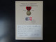 Médaille De La Résistance Française, 30 ème Anniversaire De La Libération Oblitération Du 23 Novembre 1974 - Other & Unclassified