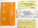 4 TICKETS DE TRANSPORT BUS TRAMWAY TISSEO CONTREMARQUE SNCF FRANCE - Europa