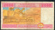 C.A.S.Letter A GABON P408Ab 2000 FRANCS 2002  RARE Signature 9 FINE FOLLDS ,NO P.h.,NO Tear ! - Zentralafrikanische Staaten