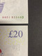 2 X Uncirculated AA01 Bailey 20 Pound Notes In Series, English Paper Money Ref B405 - 20 Pounds