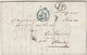 Lettre Cachet PARIS 3/10/1833 Taxe Manuscrite  Rectifiée + Rurale 1D Pour Vandoeuvre Par Nancy Meurthe Et Moselle - 1801-1848: Voorlopers XIX