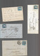 LOT  4 LETTRES ANCIENNES - 1849-1876: Classic Period