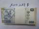 CONGO LIASSE 500 FRANCS 2002 100 BILLETS NEUFS NUMEROS SE SUIVANT COTE:1200$ !!! - Democratic Republic Of The Congo & Zaire