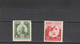 Japon Yvert 292 Et 293 * Neufs Avec Charnière - Croix Rouge -  Cote 28 Euros - 2 Scan - Neufs