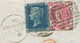 GB 1871 QV 2d Pl.13 (AI) And 3d Pl.6 (FF) On Cvr To ITALY „498 / MANCHESTER“ - Covers & Documents