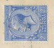 GB 1913 GV 2 ½d Rare Sideways PERFIN „LAO“ (L. & A. ORLIK, LONDON EC) VF Cover - Gezähnt (perforiert)