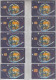 GERMANY 1993 SPACE MOON LANDING FERRY APOLLO 11 17 ASTRONAUT ARMSTRONG COLLINS ALDRIN SATURN V GEMINI 14 CARDS - Ruimtevaart