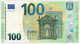 100 EURO ITALIA SA S007 H5  LAST POSITION  -  "04" - DRAGHI  UNC - 100 Euro