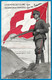 1915 CPA En L'état SUISSE GRENZBESETZUNG Occupation (militaire) Des Frontières à Un Gendarme Français à 36 Reuilly - Oorlog 1914-18