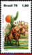 Ref. BR-1588 BRAZIL 1978 ANIMALS, FAUNA, BOOKS DAY,GUIMARAES ROSA,, CACTUS, HORSES, CATTLE,MI# 1682,MNH 1V Sc# 1588 - Ongebruikt