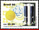 Ref. BR-2241 BRAZIL 1990 BANK + INSURANCE, CENTRAL BANK, 25TH ANNIV., , COINS, MI# 2350, MNH 1V Sc# 2241 - Nuevos