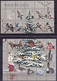 Delcampe - 23599# DANEMARK BEL ENSEMBLE DE VIGNETTES DE NOEL DANMARK CINDERELLA CHRISTMAS - Full Sheets & Multiples