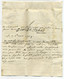 D'ALBI  Lenain N°8 / Dept 77 Tarn / 1787 / Cachet De Cire Complet Au Verso - 1701-1800: Precursors XVIII