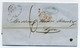 Lettre De LUCCA Avec Entrée   2 TOSCANE 2 Par Pont De Beauvoisin / 1856 / ITALIE - 1849-1876: Classic Period