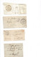 LOT    4  MARQUES POSTALES     2 SCANS - 1801-1848: Précurseurs XIX