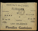 Env. Chèques Postaux: Floralies Gantoises  1928 + Griffe REBUT Et Diverses étiquettes 1928 - Franchise