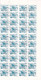 EXPORTATIONS OBLITéRéS FEUILLES DE 80 TIMBRES  N° 2338+2341+2343+2345 YVERT ET TELLIER 1982 - Collections, Lots & Series