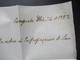 Delcampe - Forwarded Letter / Forwarder 1858 Campeche Mexico -Lyon Via Marseille Blauer Stp. Forwarded By Rabaud Brothers Marseille - Mexico