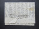 Delcampe - GB 1822 Forwarded Letter Aus Liverpool Via Calais Forwarder Jacques Leveux Calais Faltbrief Mit Inhalt - ...-1840 Voorlopers