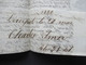 Delcampe - GB 1822 Forwarded Letter Aus Liverpool Via Calais Forwarder Jacques Leveux Calais Faltbrief Mit Inhalt - ...-1840 Precursori