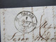 GB 31.7.1834 Forwarded Letter Aus London Via Calais Forwarder Nach Rouen Mit Ank. Stempel Faltbrief Mit Inhalt - ...-1840 Préphilatélie